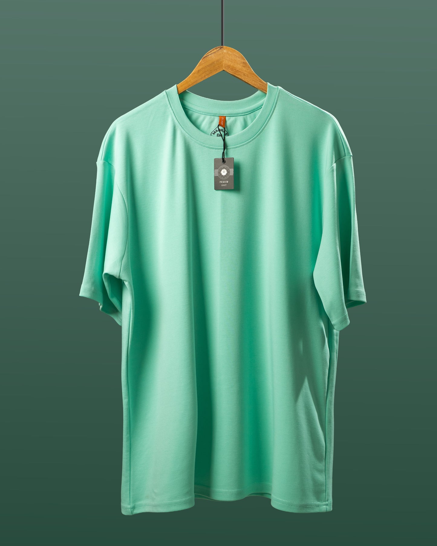 Signature Basic Oversized T-Shirt – Breeze Green