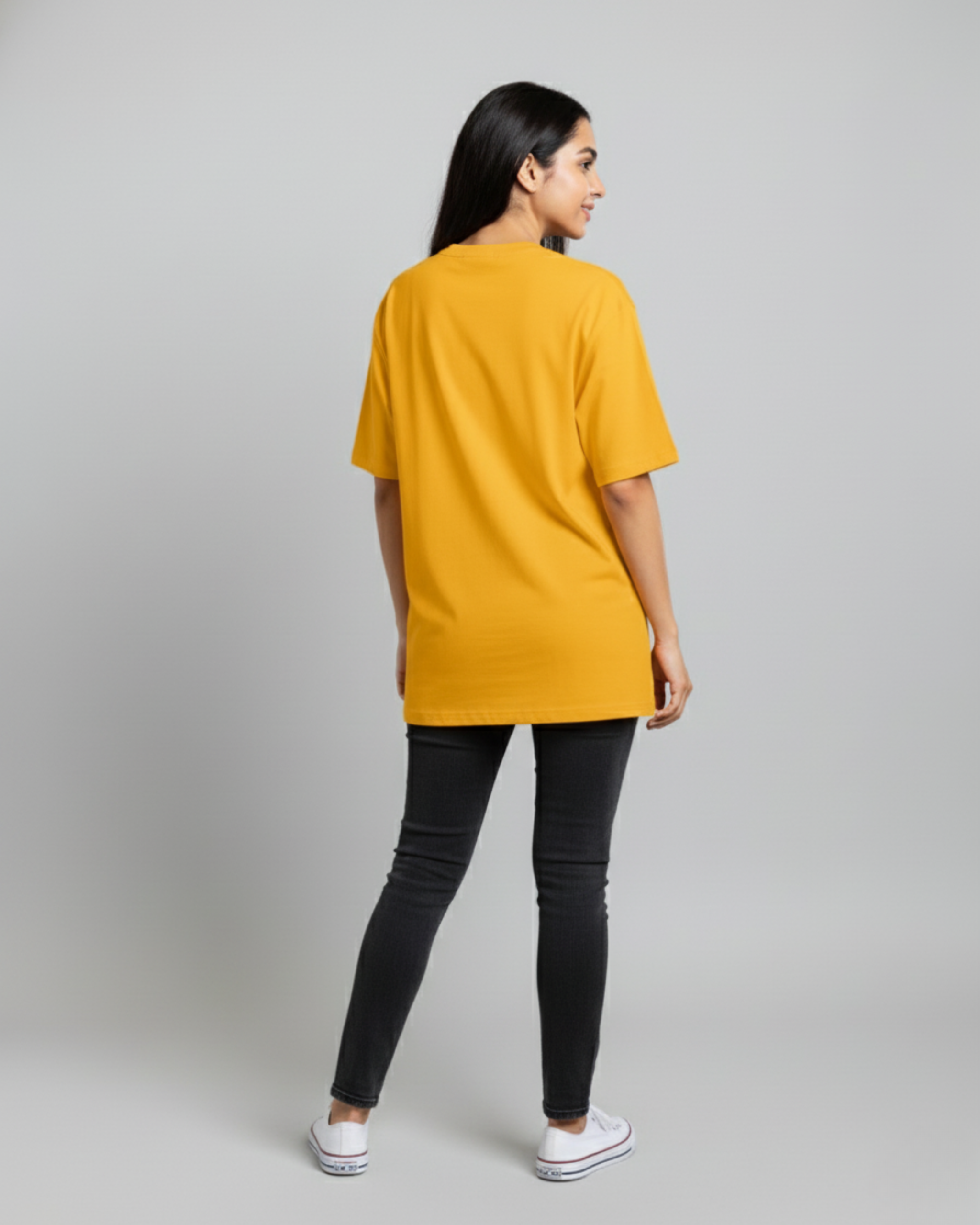 Carnatic Soul Oversized Tee – Heritage Art Edition