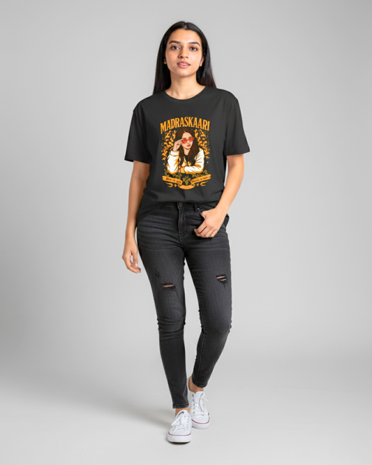 Madraskaari Signature Oversized T-Shirt – Bold Heritage Style