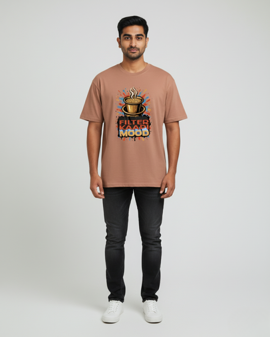 Filter Kaapi Mood Oversized Tee – South Classic Edition