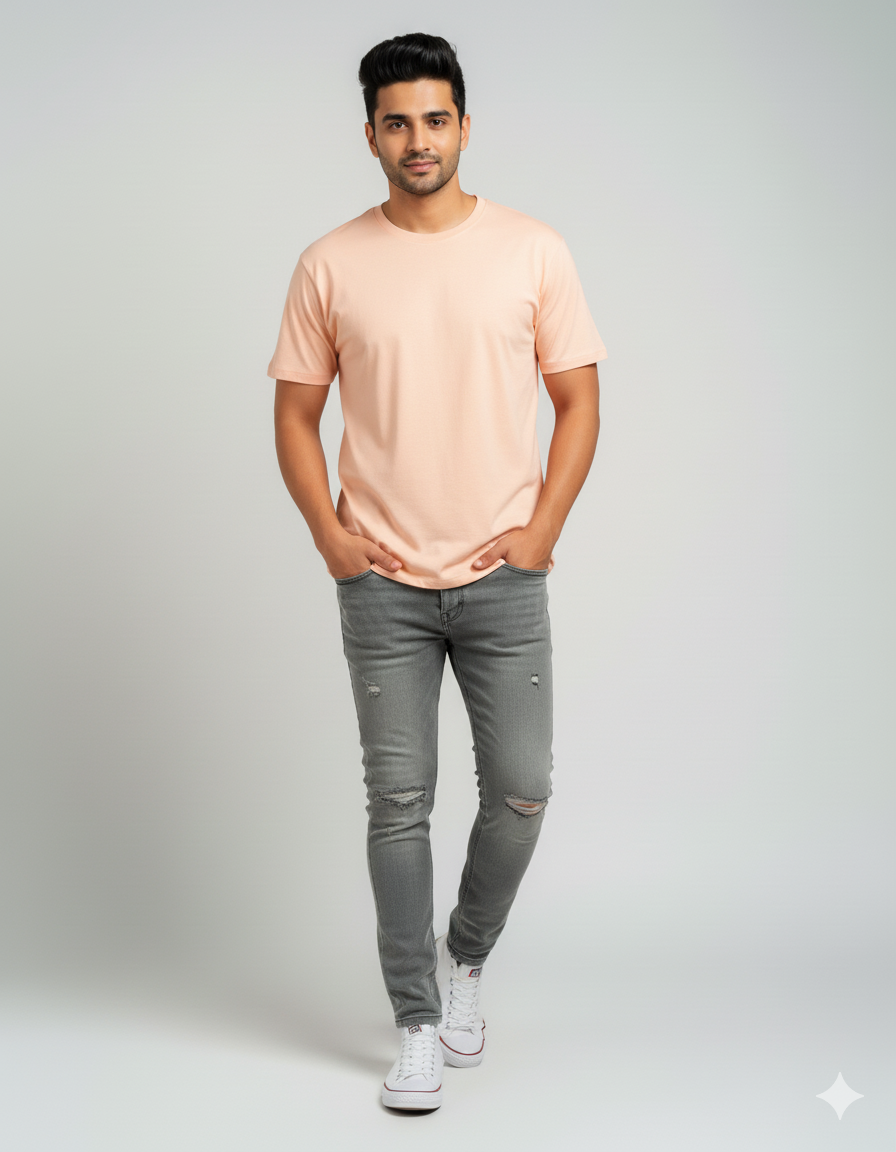 Classic Minimal Oversized Tee – Luxe Street Basics