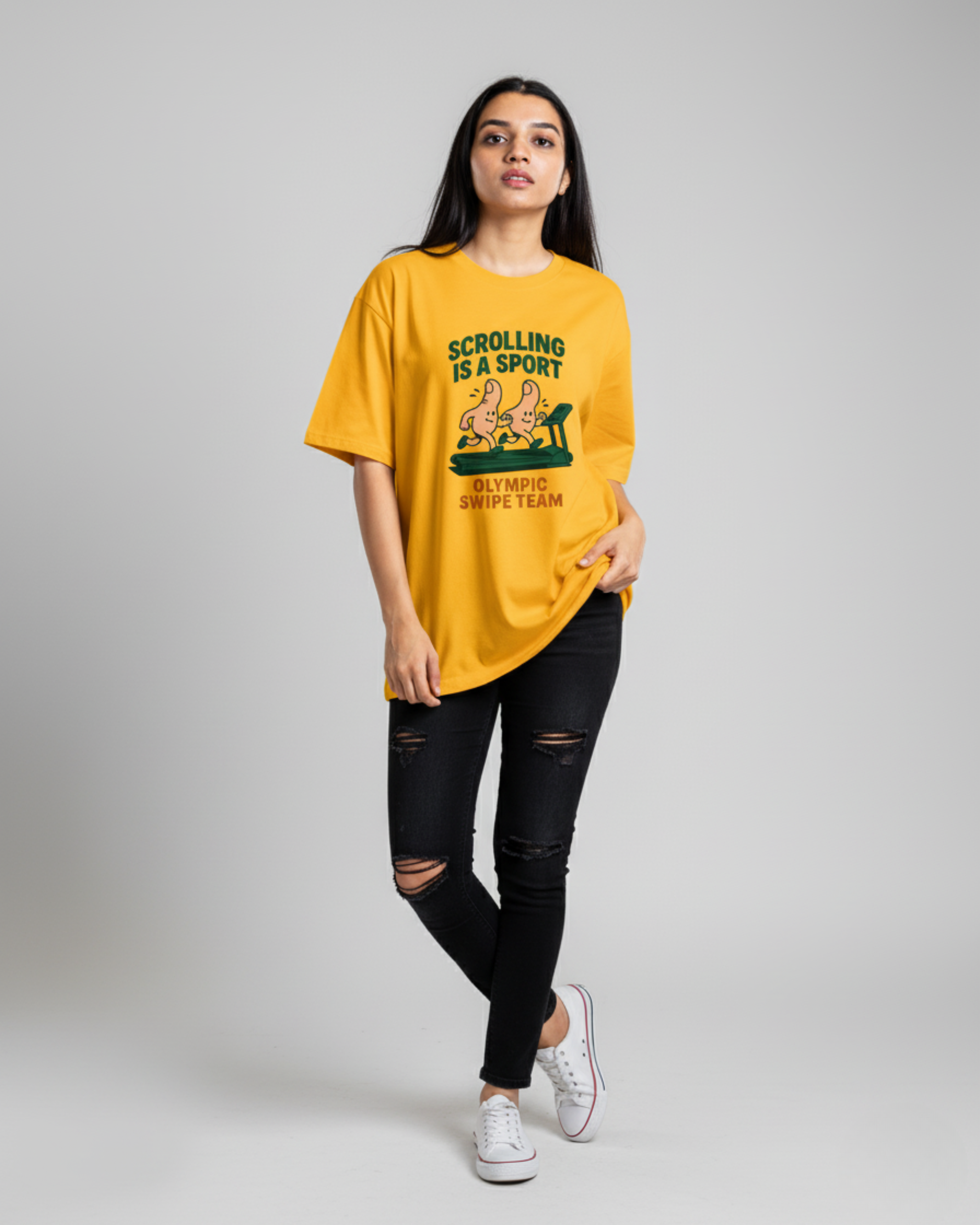 Digital Athlete Oversized Tee – Social Era Collection